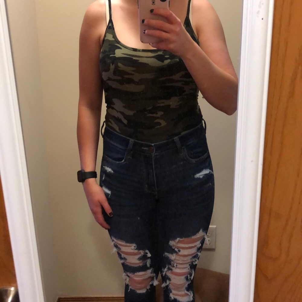 Camo bodysuit
